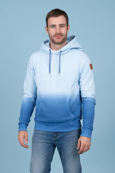 Sweat à capuche dégradé Marsh en indigo