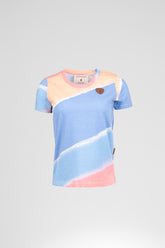 Ari Diagonal Tie-Dye Strong Blue Mix Tee