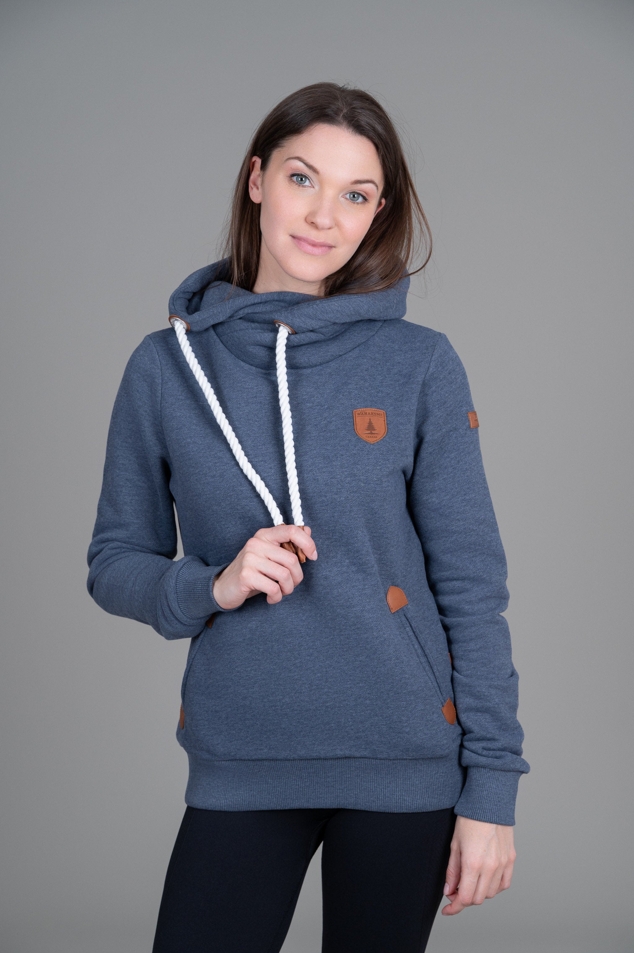 Womens Hoodies Wanakome Hoodies Canada Artemis Navy Hoodie โ Wanakome