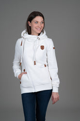 Athena Ivory Full-Zip Hoodie
