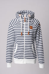 Hera Stripe Full-Zip Hoodie