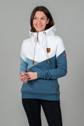Roxy Indigo Fade Mix Half-Zip Hoodie