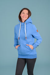 Wanakome women's Cassy pullover hoodie in Cobalt