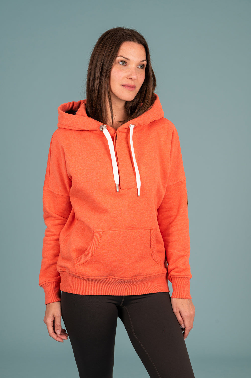 Wanakome Women's Maia Button-Up Hoodie in Sanguine
