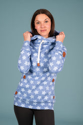 Wanakome Women's Stars Tinsley Hoodie Chambray