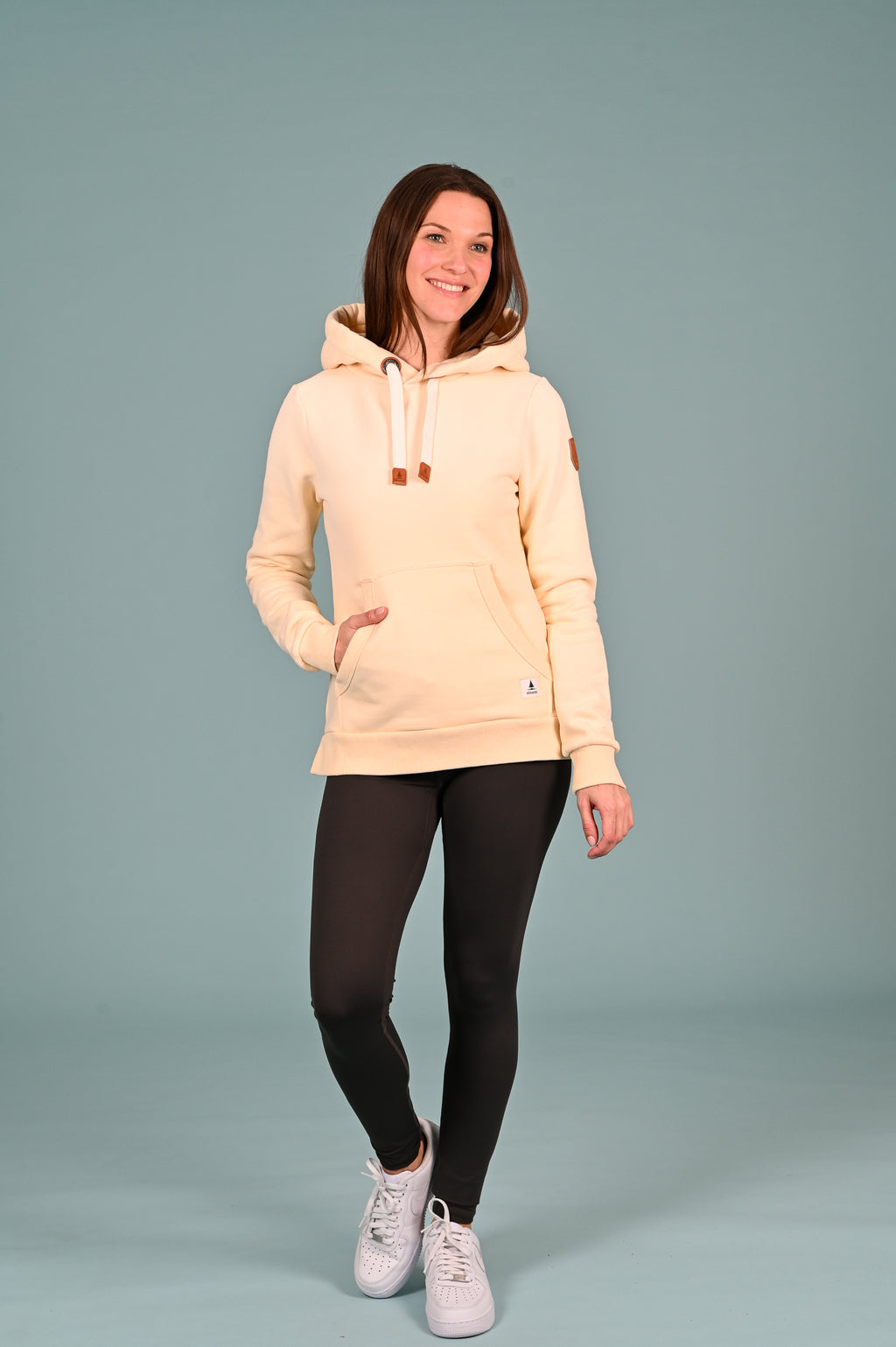 Sweat à capuche Galaxy Vanille