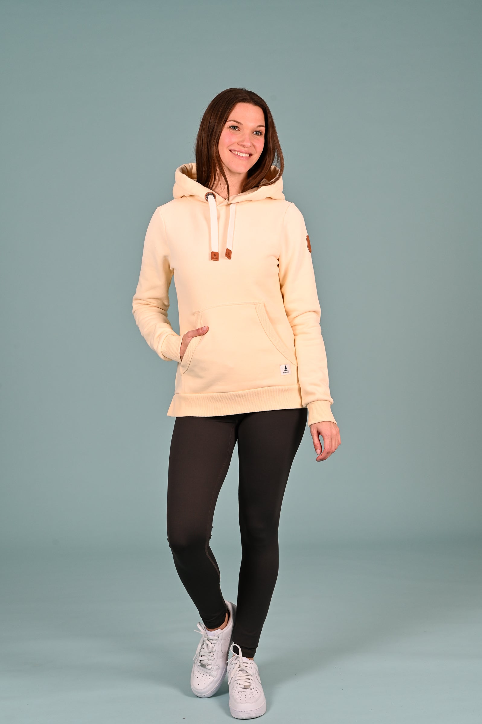 Sweat à capuche Galaxy Vanille