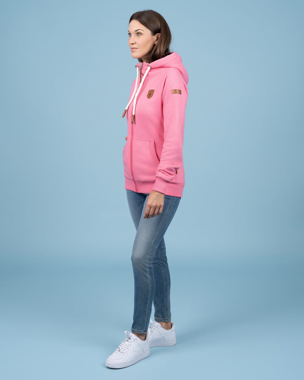 Hera Cosmo Pink Full-Zip Hoodie