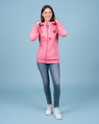 Hera Cosmo Pink Full-Zip Hoodie