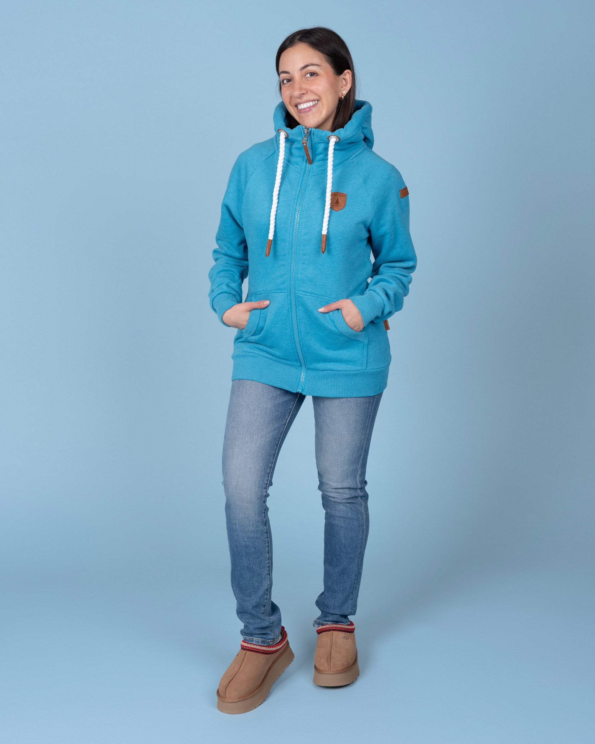 Hera Cyan Full-Zip Hoodie Secondary image