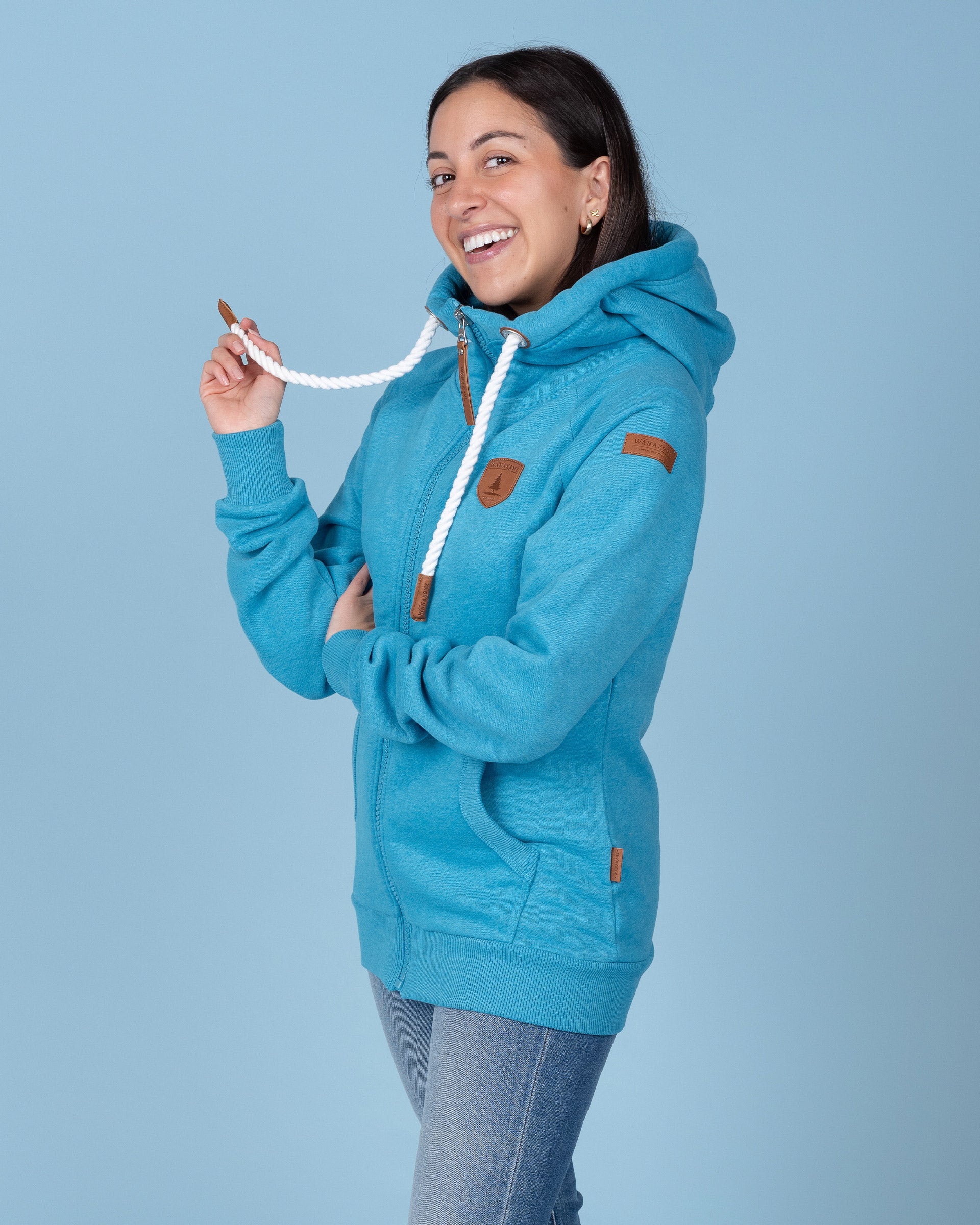 Hera Cyan Full-Zip Hoodie Main image