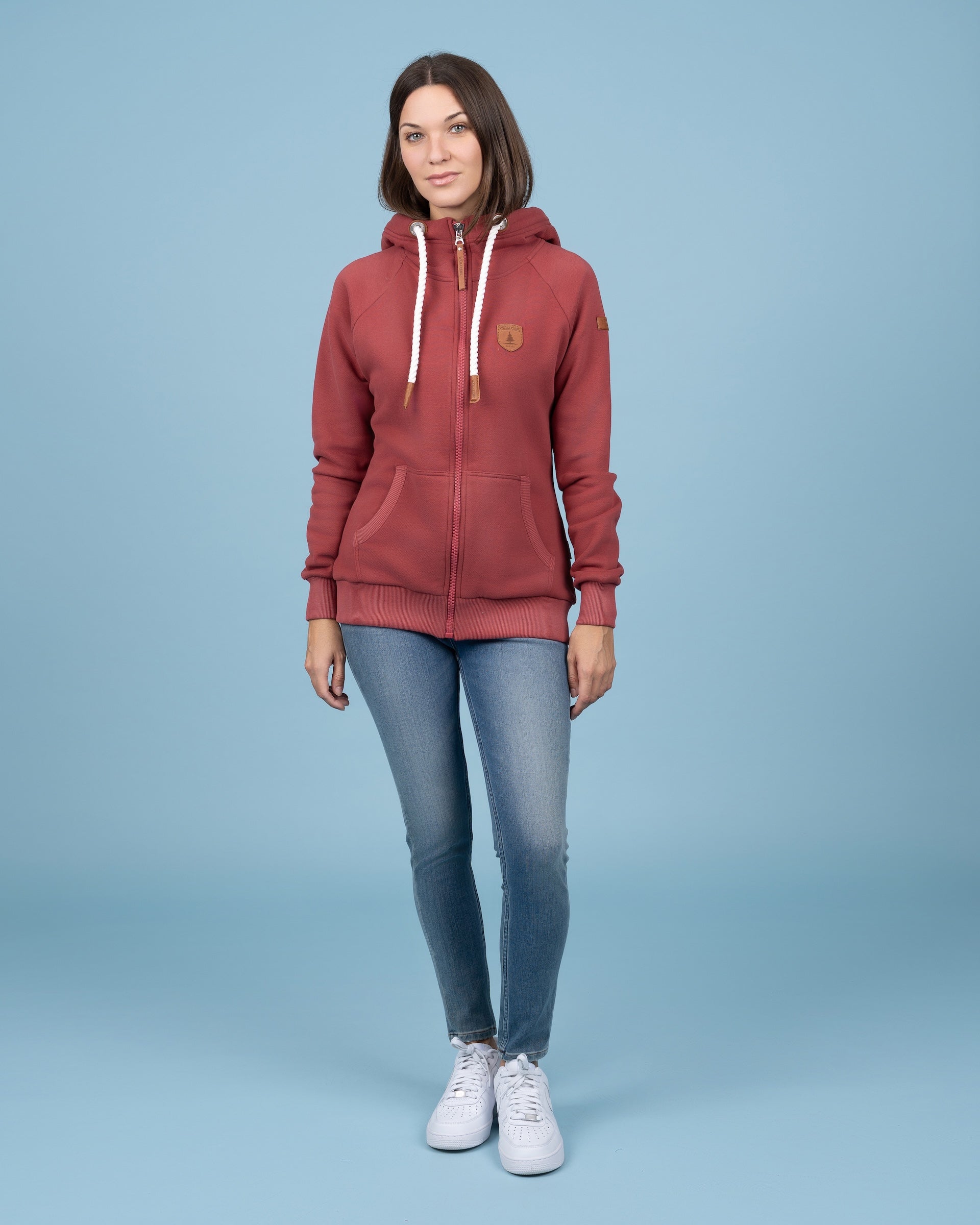Hera Rustic Red Full-Zip Hoodie Secondary image