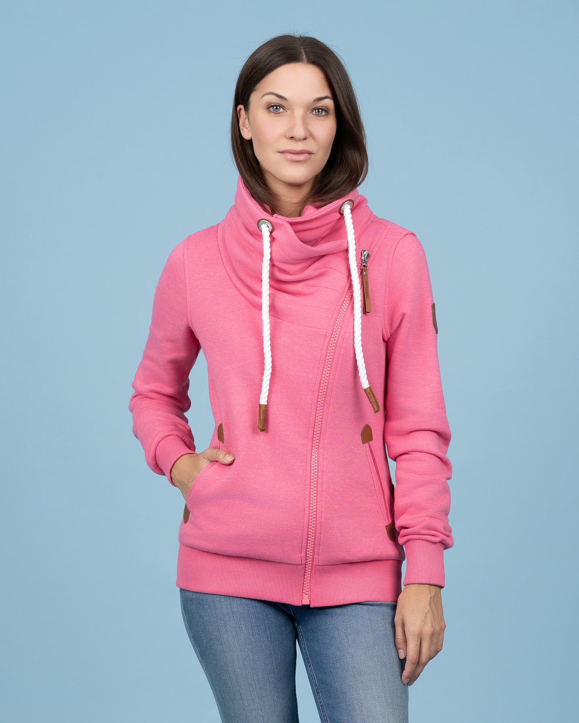 Hestia Cosmo Pink Full-Zip Sweatshirt Main image