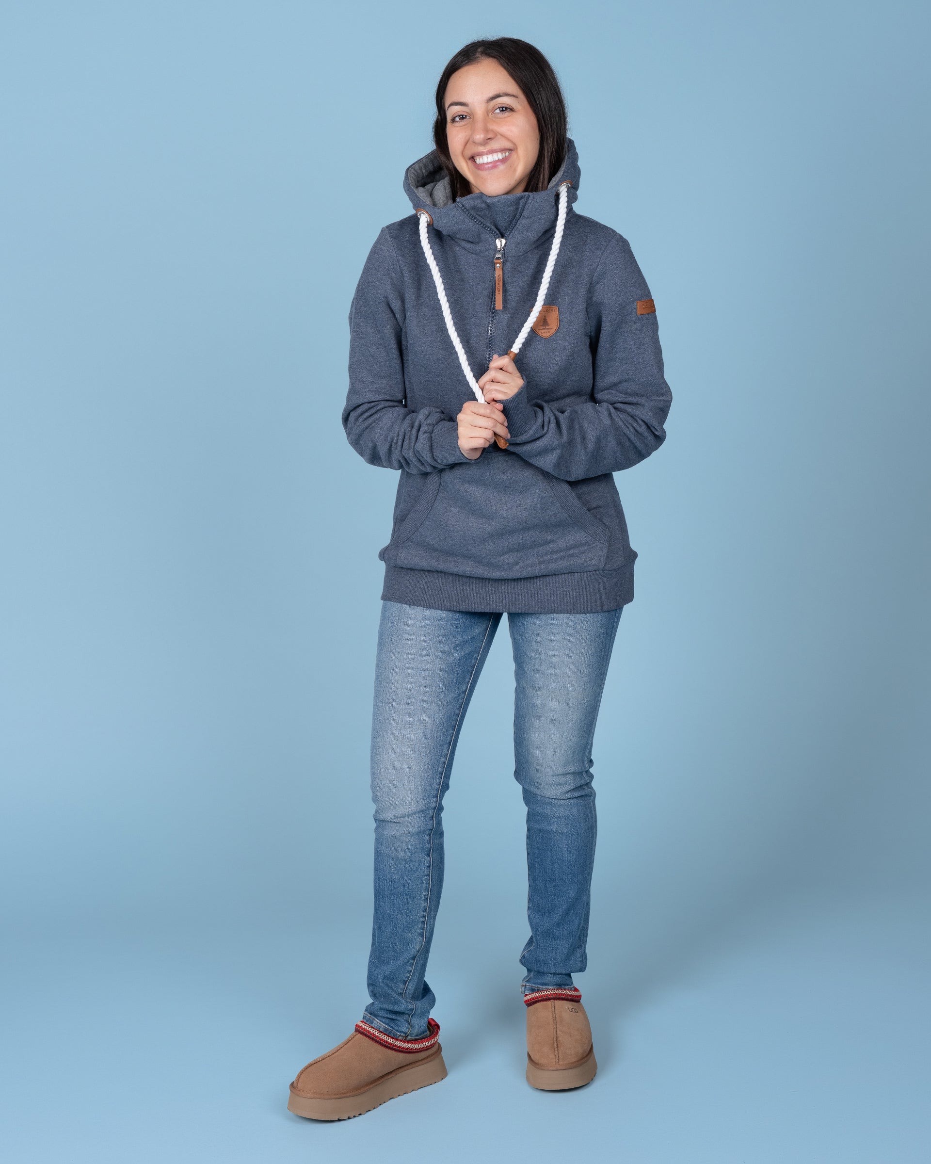 Reyna Navy Hoodie Secondary image