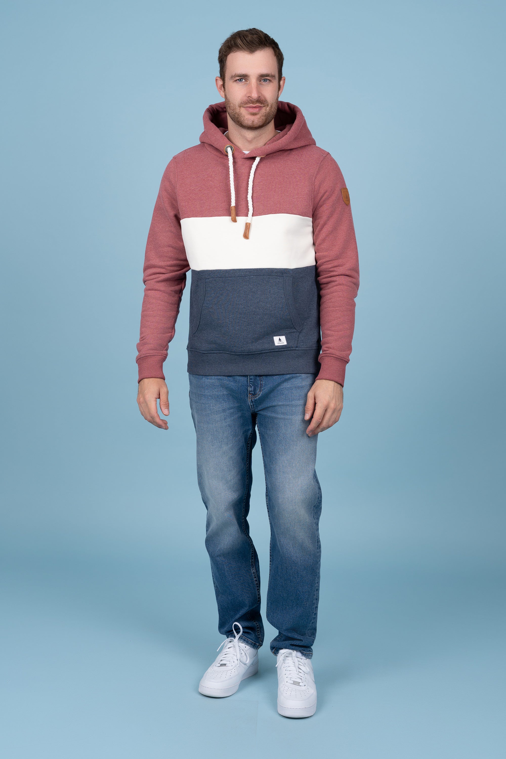 Rivera Berry/Oatmeal/Navy Hoodie