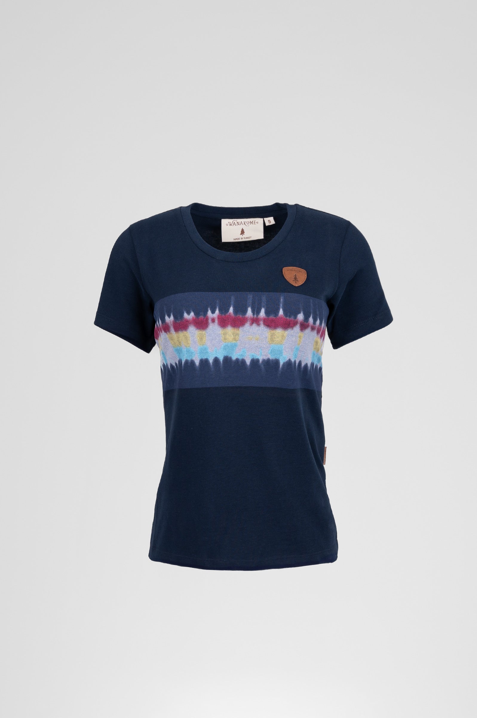 Ari Stripe Tie-Dye Indigo Mix Tee Main image