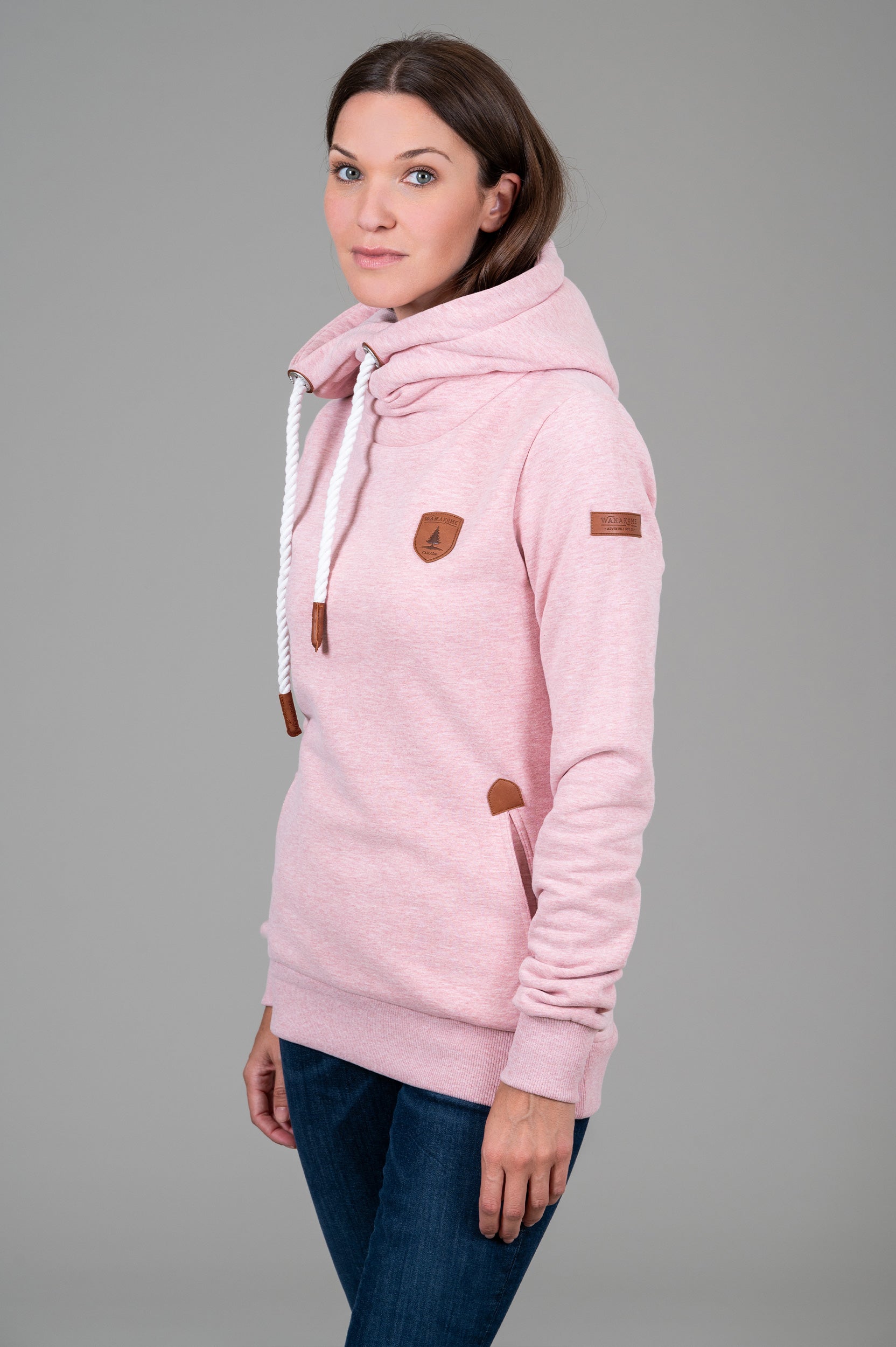 Artemis Heather Pink Hoodie