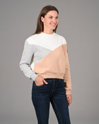 Betwa Sand Mix Crop Sweatshirt