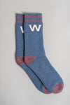 Unisex College Socks Navy Mix