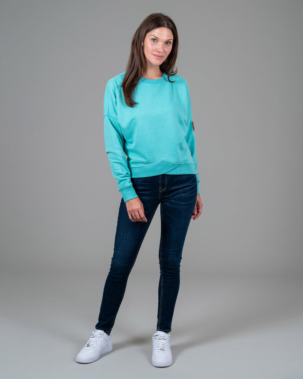 Erma Cove Cross Hem Sweatshirt