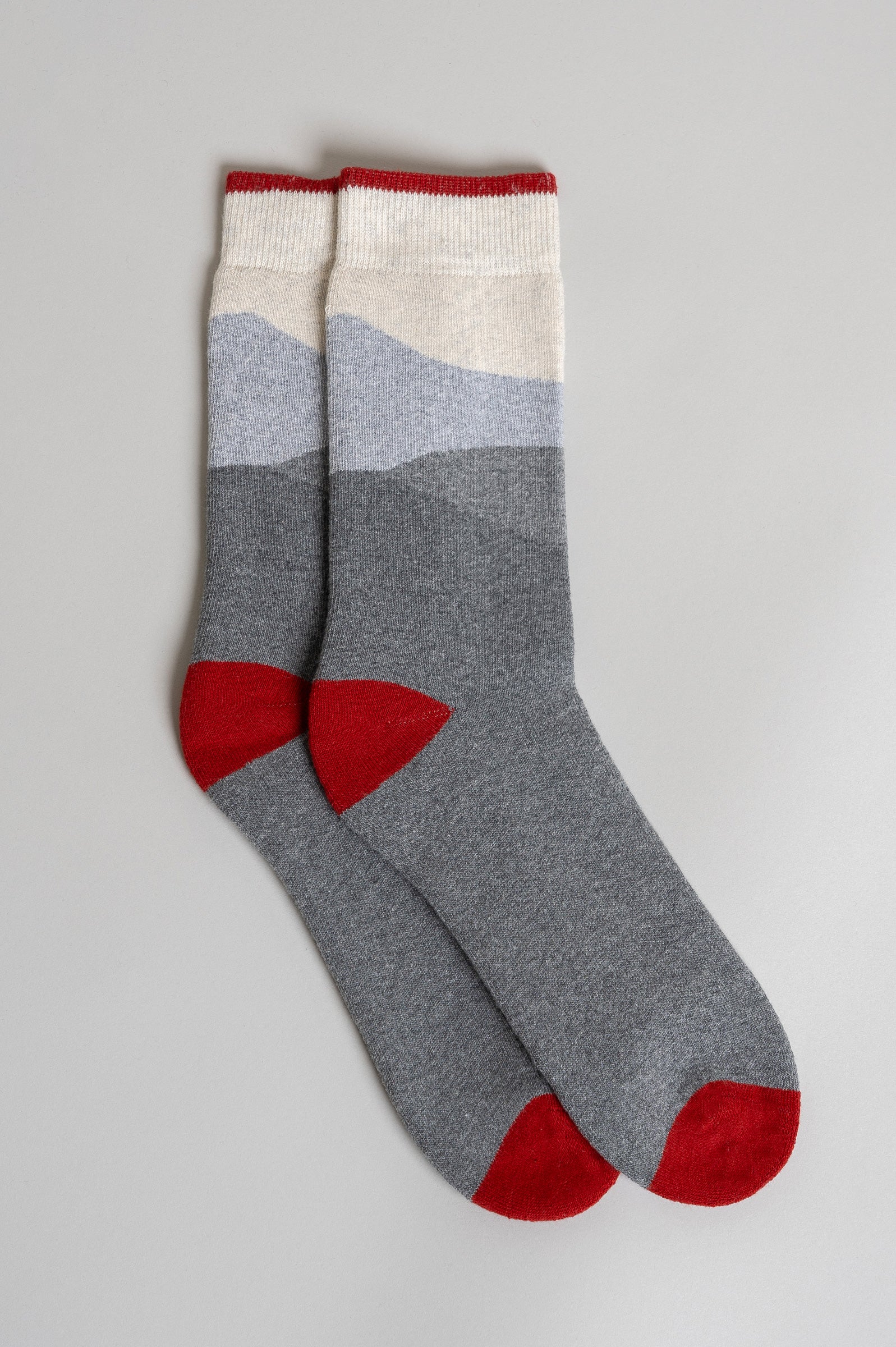 Far Horizons Unisex Socks Dark Heather Grey Mix