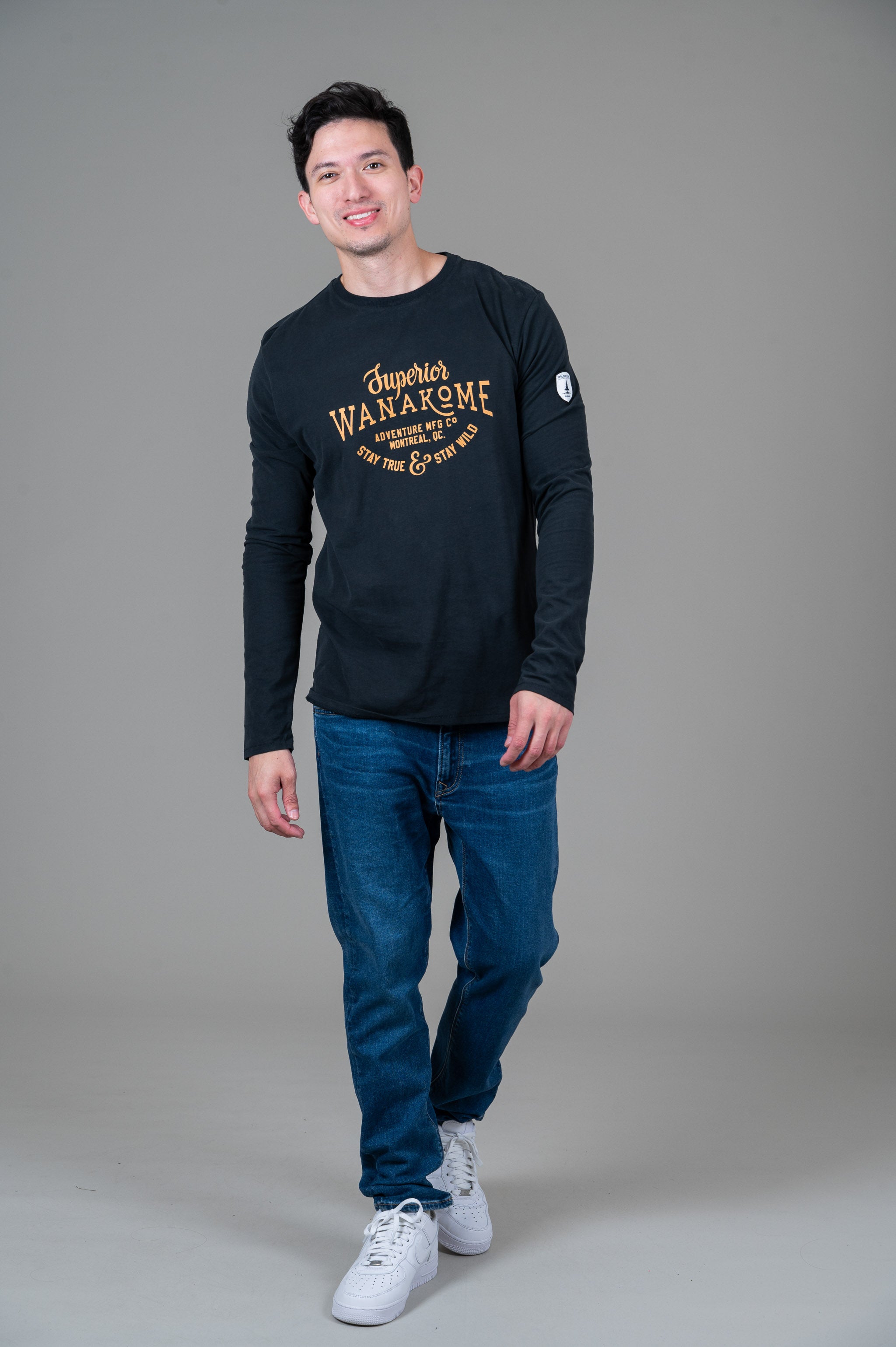 Avalon Black Long-Sleeve T-Shirt Main image