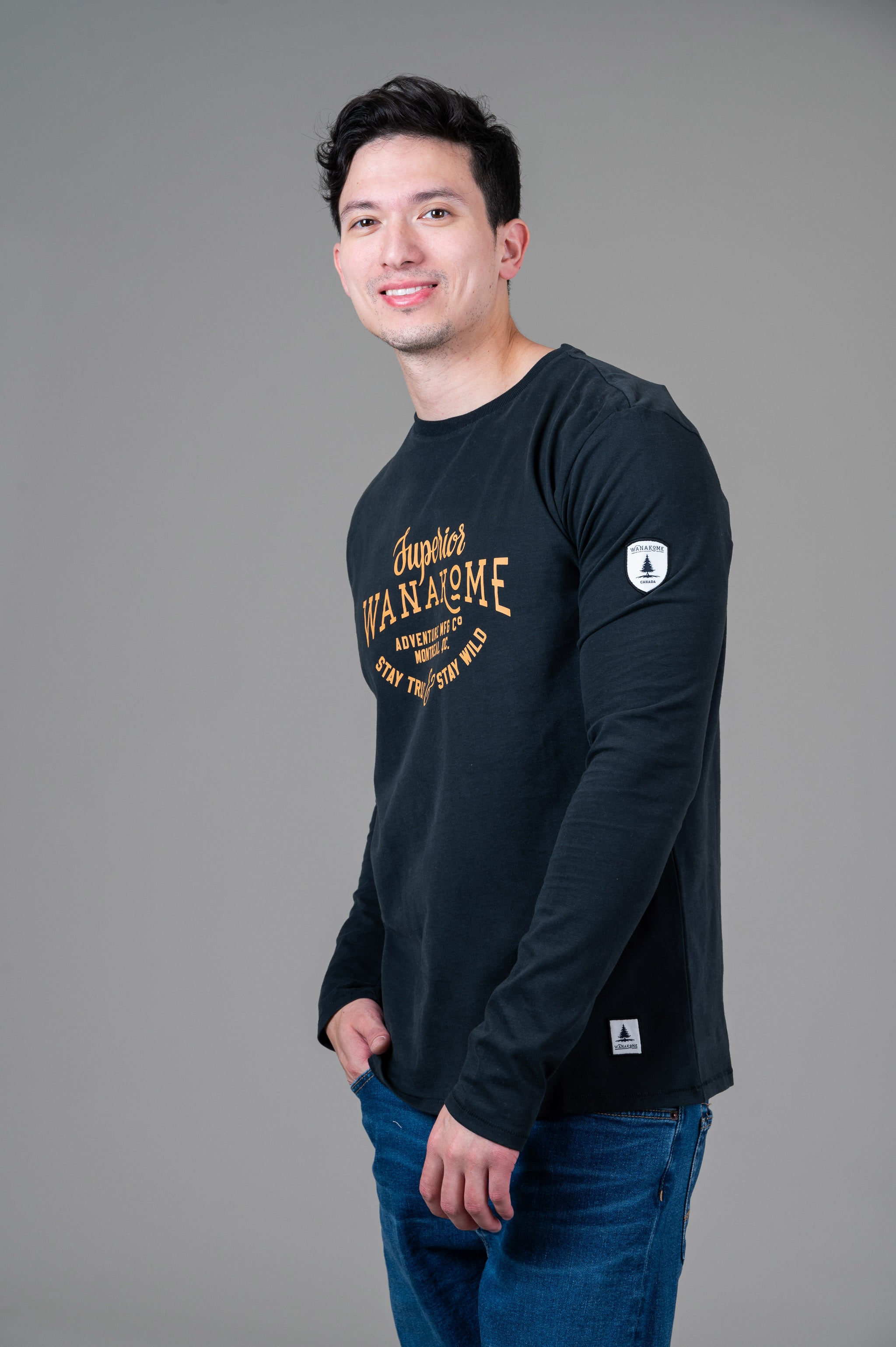 Avalon Black Long-Sleeve T-Shirt Secondary image