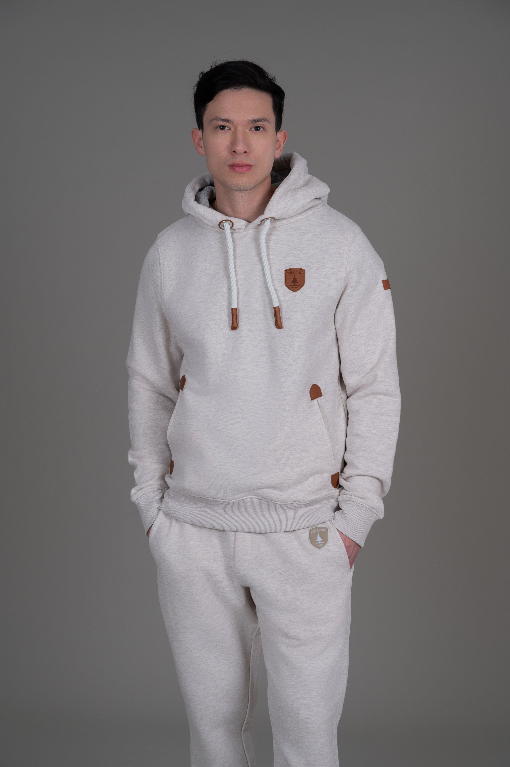 Fairfax Heather Oatmeal Hoodie Main image