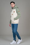 Lakewell Raglan Military Mix Hoodie