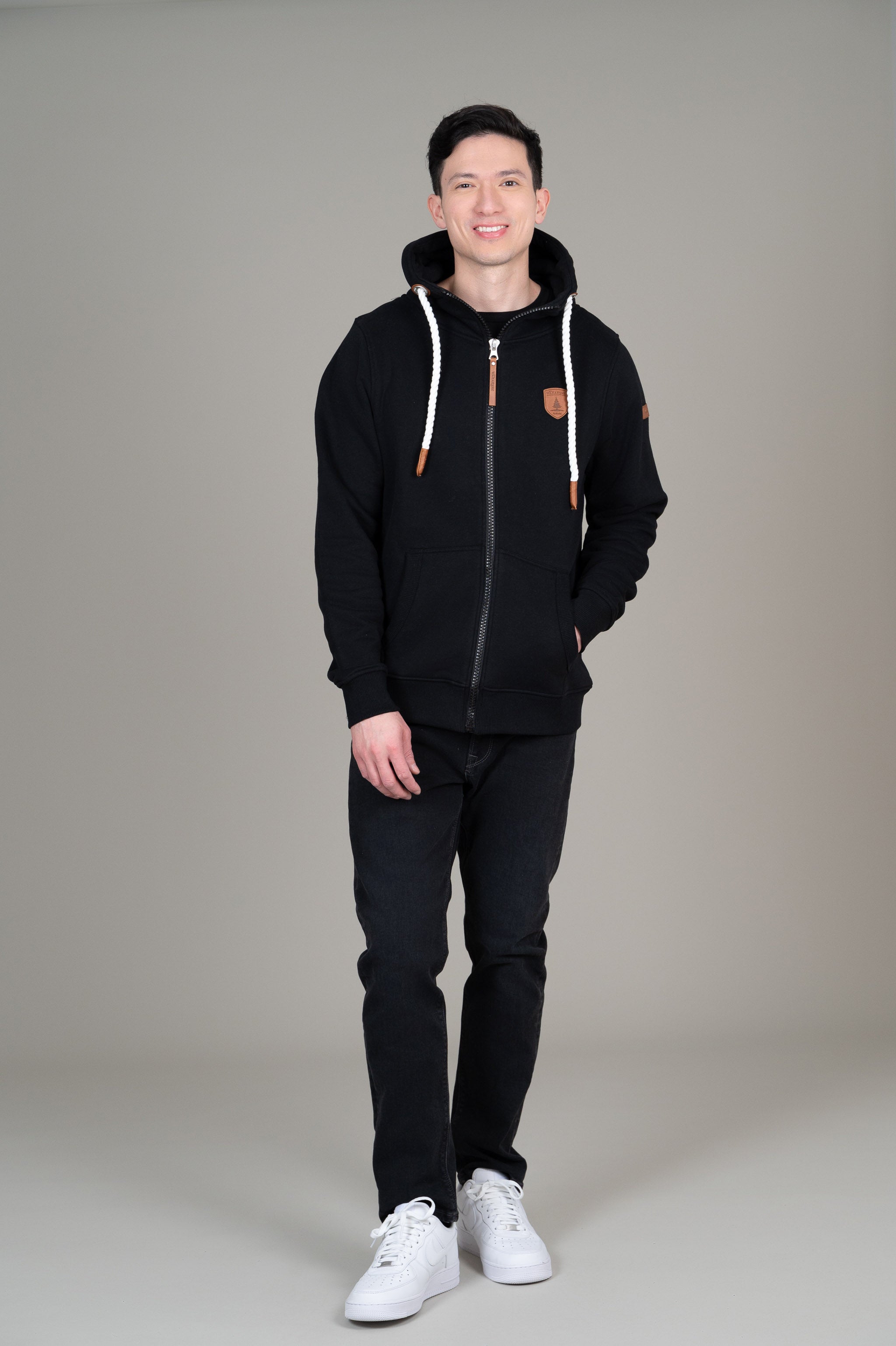 Zeus Black Full-Zip Hoodie Secondary image