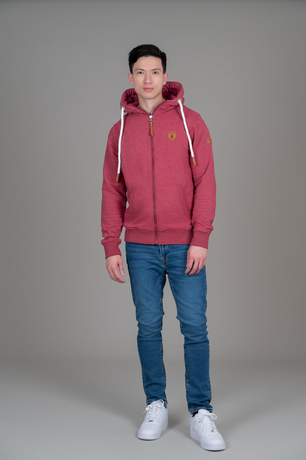 Zeus Rhubarb Full-Zip Hoodie