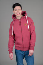 Zeus Rhubarb Full-Zip Hoodie