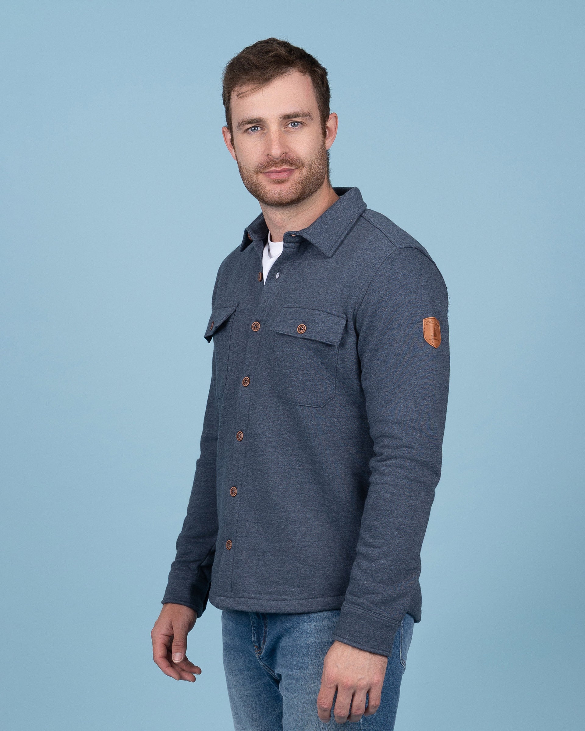 Sandbury Navy Overshirt