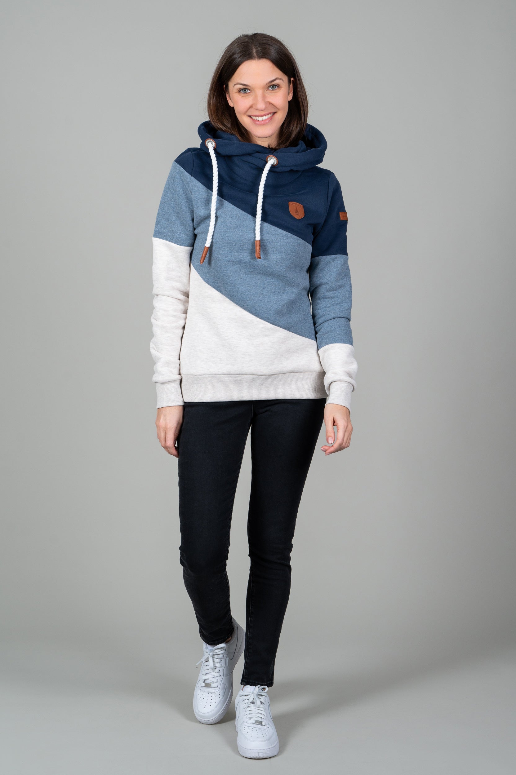 Selene Navy Oxford Blue Hoodie