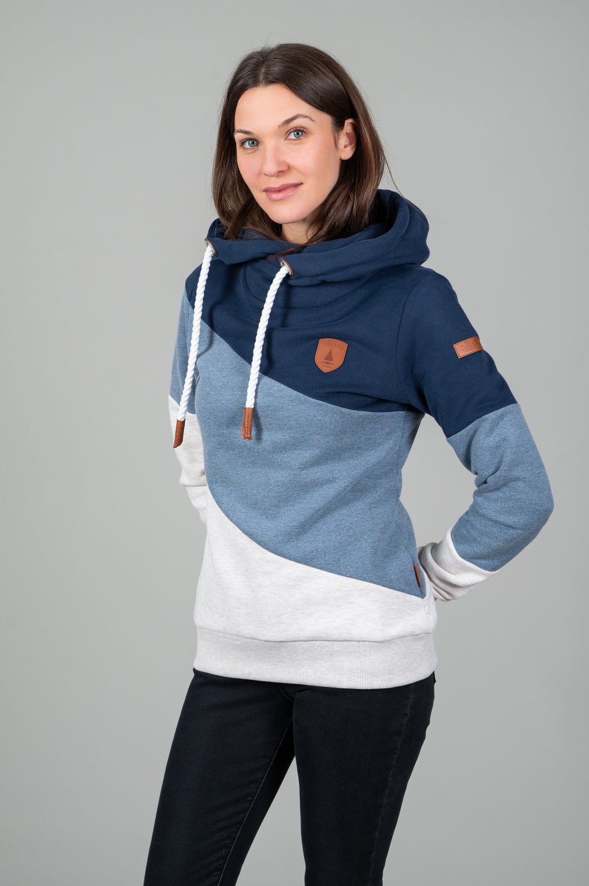 Selene Navy Oxford Blue Hoodie