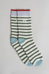 Unisex Trail Block Socks Military Stripe Mix