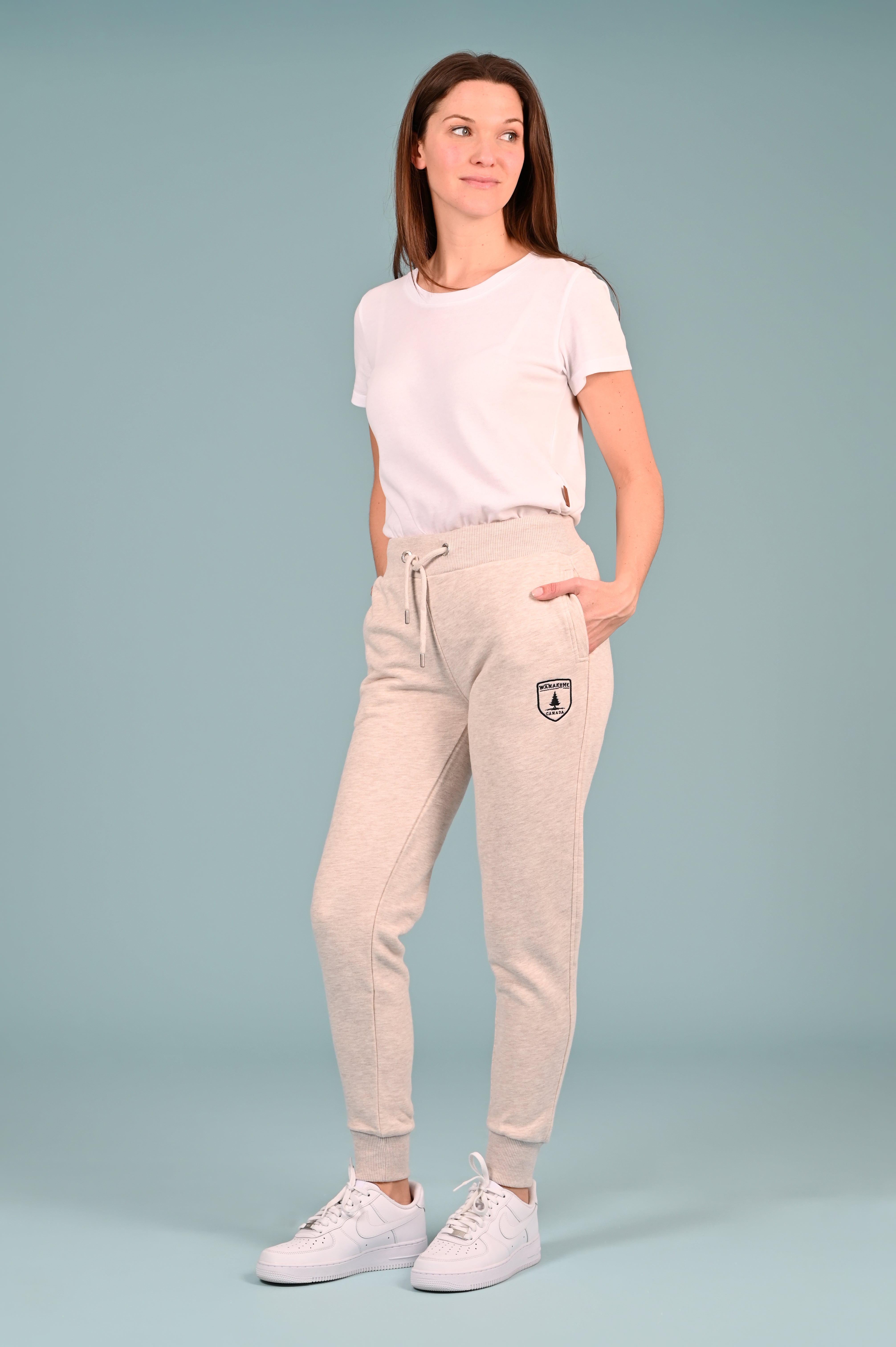 Adley Heather Oatmeal Jogger Main image