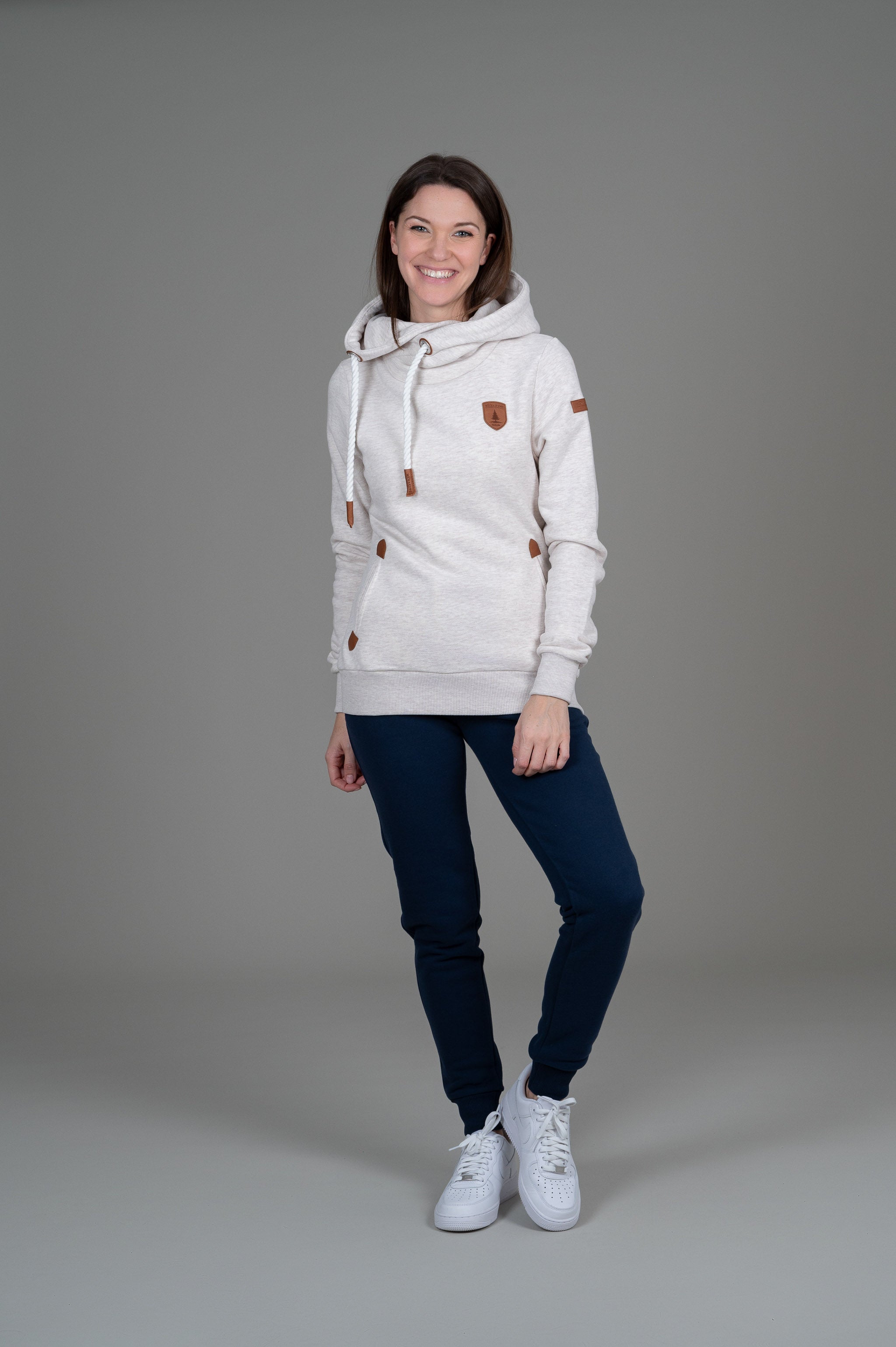 Artemis Heather Oatmeal Hoodie Secondary image