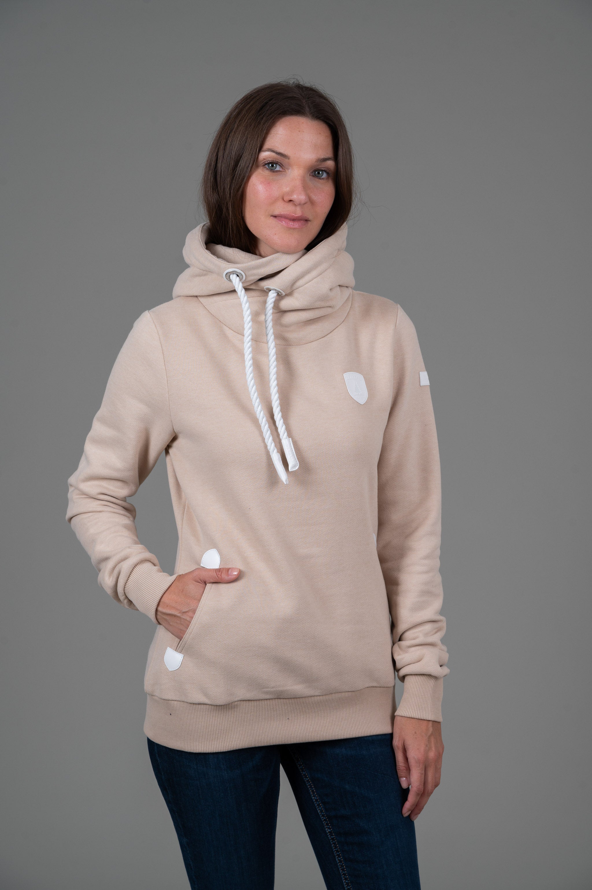 Artemis White Sand Hoodie