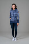 Arya Printed Hoodie Indigo