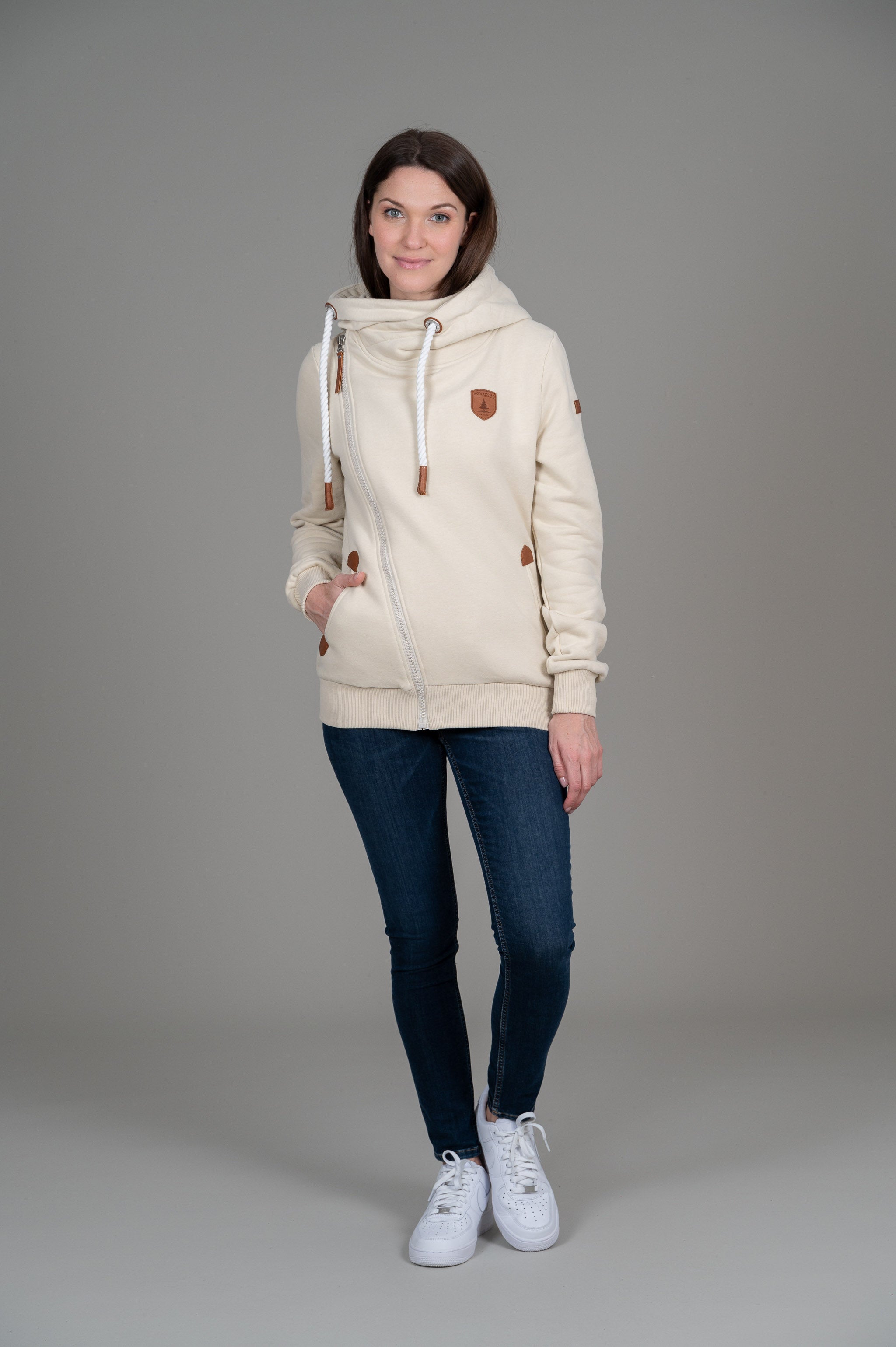 Athena Barley Red Full-Zip Hoodie Secondary image