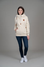 Athena Barley Red Full-Zip Hoodie