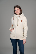 Athena Barley Red Full-Zip Hoodie