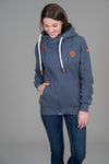 Athena Navy Full-Zip Hoodie