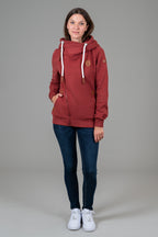 Athena Rustic Red Full-Zip Hoodie