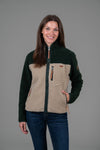 Blaise Full-Zip Sherpa Jacket Stone Deep Forest