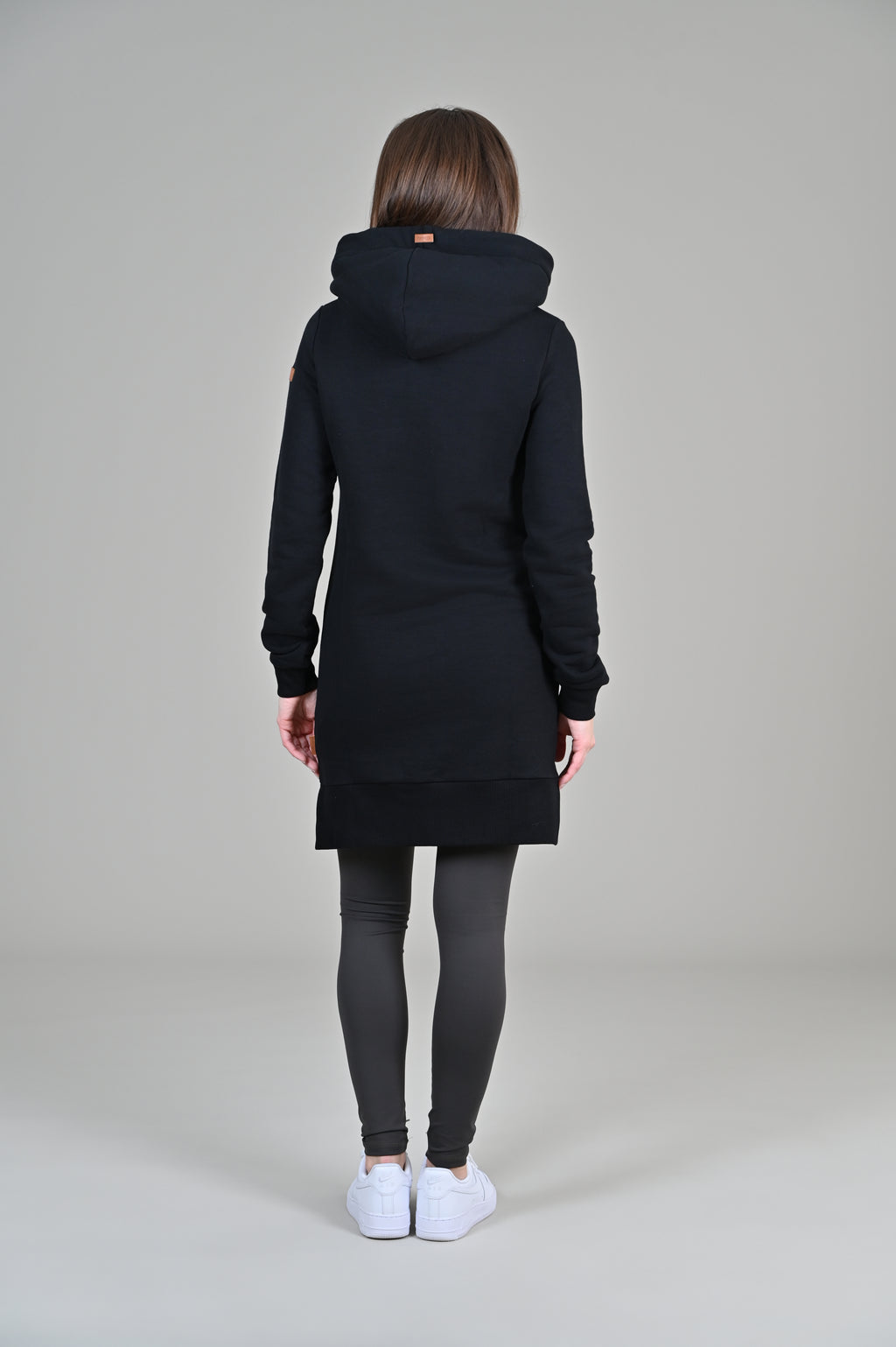 black hoodie dress Fleur du Mal Addie Dress