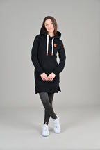 Carmen Black Hoodie Dress
