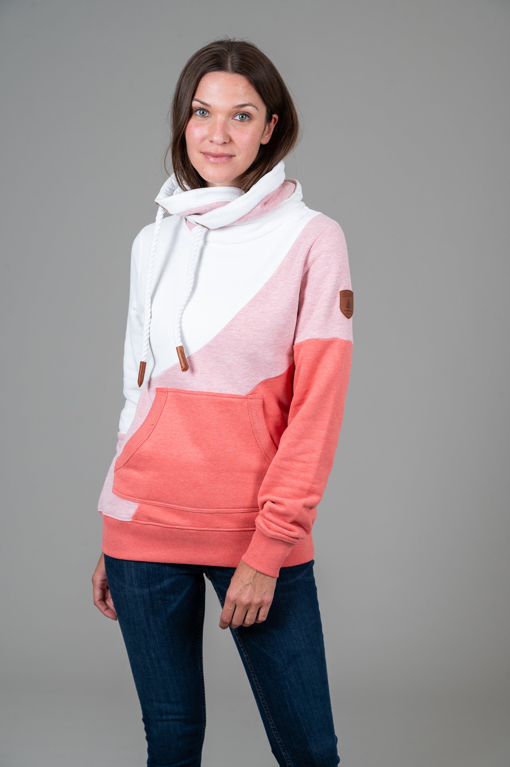 Deena Heather Pink Mix Sweatshirt Main image