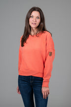 Erma Cross Hem Sweatshirt